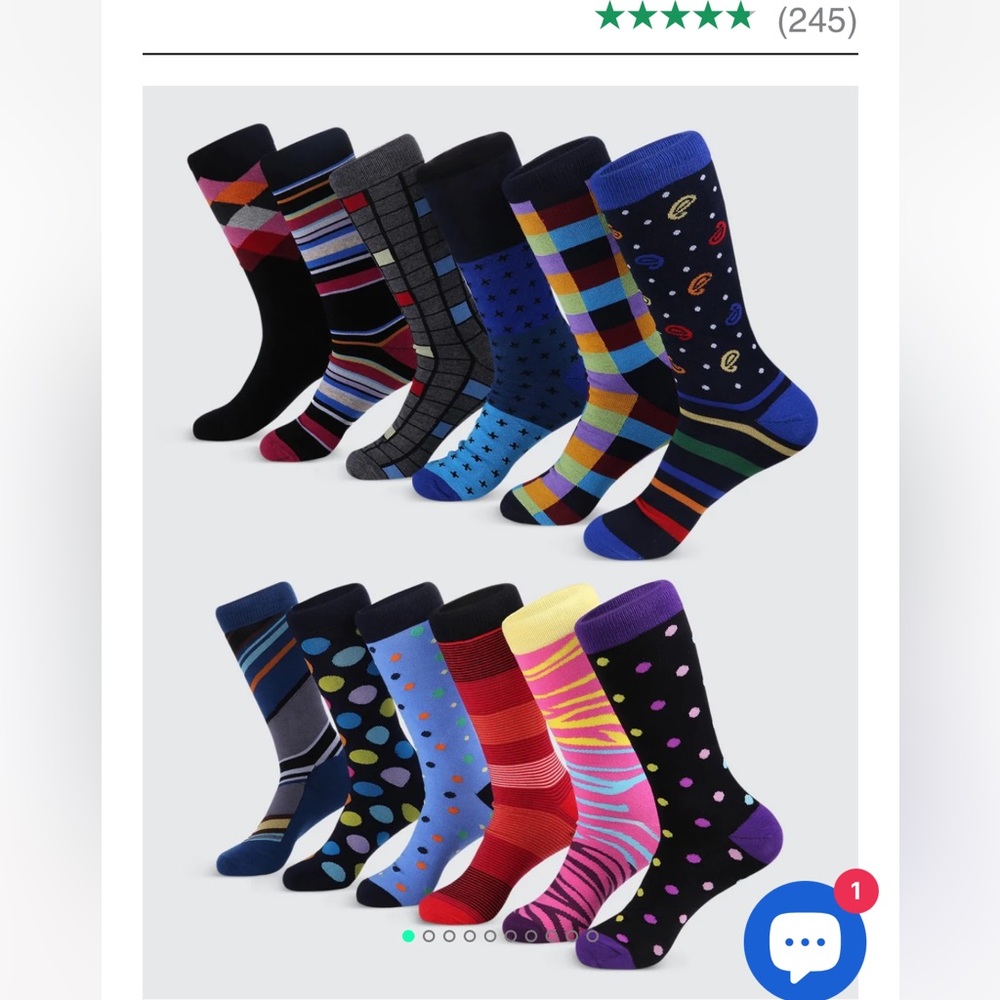 Men’s dress socks